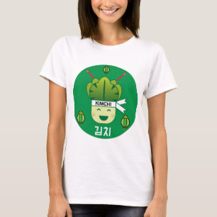 Camiseta Coreano Kimich Healthy Cabbage Comidas Apr
