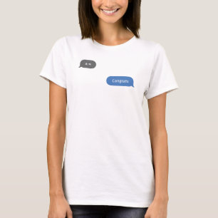 Camiseta Coreano Slang Chat Bubble ㅊ Parabéns ㅋ