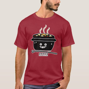 Camiseta Coreano Spicy soft Tofu Stew sopa Sundubu jigae
