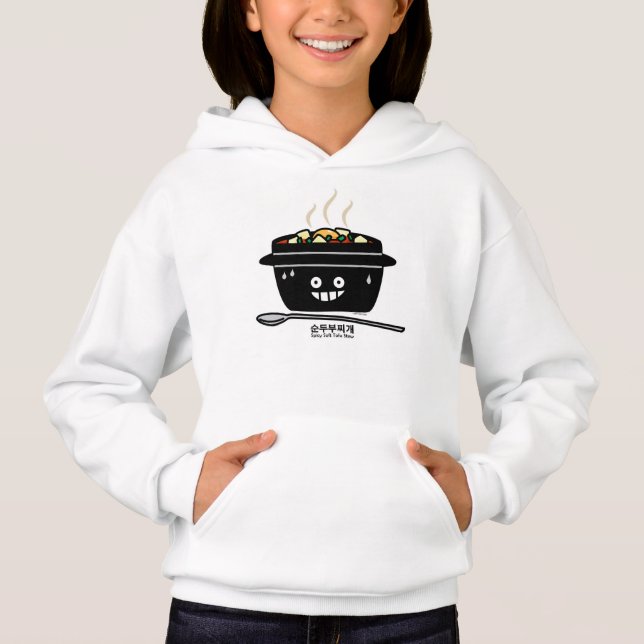 Camiseta Coreano Spicy soft Tofu Stew sopa Sundubu jigae (Frente)