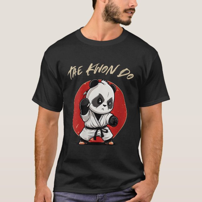 Camiseta Coreano Taekwondo Panda Tkd Coreano (Frente)