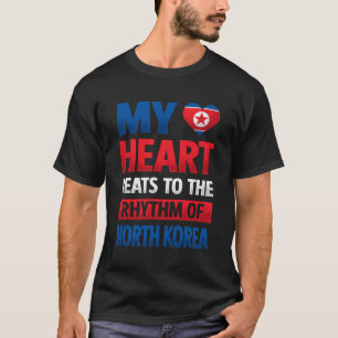 Camiseta Coreia do Norte Raízes Norte-Coreanas Orgulhosas O