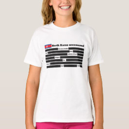 Camiseta Coreia do Norte sem censura