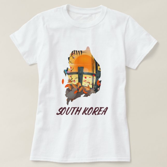 Camiseta Coreia do Sul (Frente do Design)