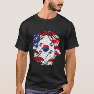 Camiseta Coreia do Sul Amor Coreia do Sul Orgulho Patriota 