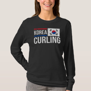 Camiseta Coreia do Sul Curvando Sinalizador Pedra Esportiva