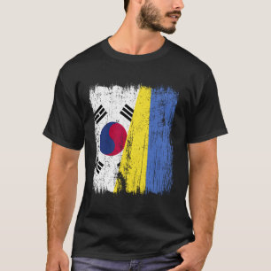 Camiseta Coreia do Sul Ucrânia Meia Bandeira Sul-Coreana Uc