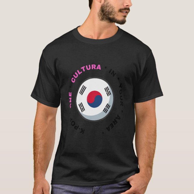 Camiseta Coreia K-Pop em sua área! (Frente)