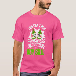 Camiseta Coreia Soju Bebendo de álcool Kpop