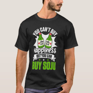 Camiseta Coreia Soju Bebendo de álcool Kpop