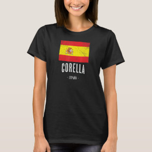 Camiseta Corella Espanha Es Flag City Bandera Ropa