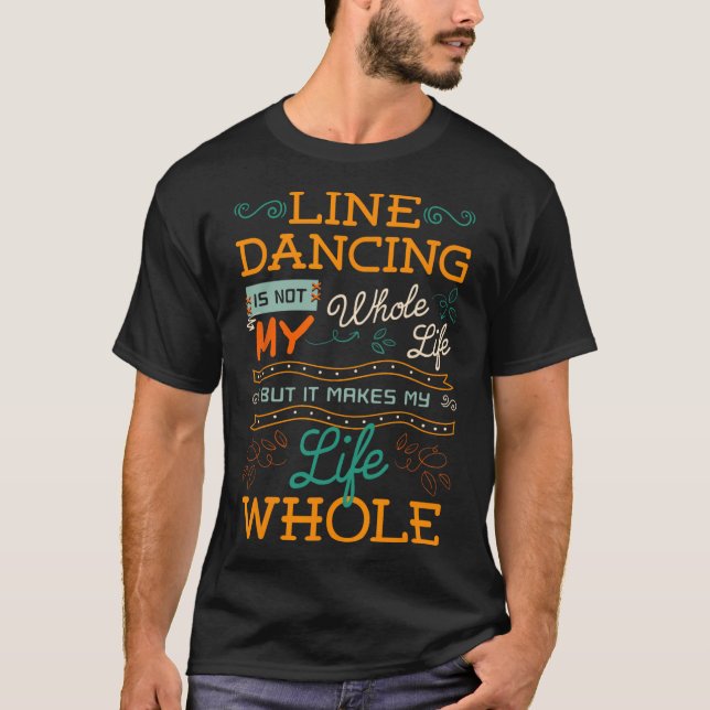 Camiseta Coreógrafa de dança de linha Dan, grupo de profess (Frente)