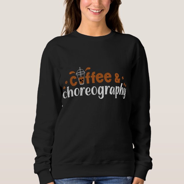 Camiseta Coreografia do Café do Diretor de Dança Coffeholic (Frente)
