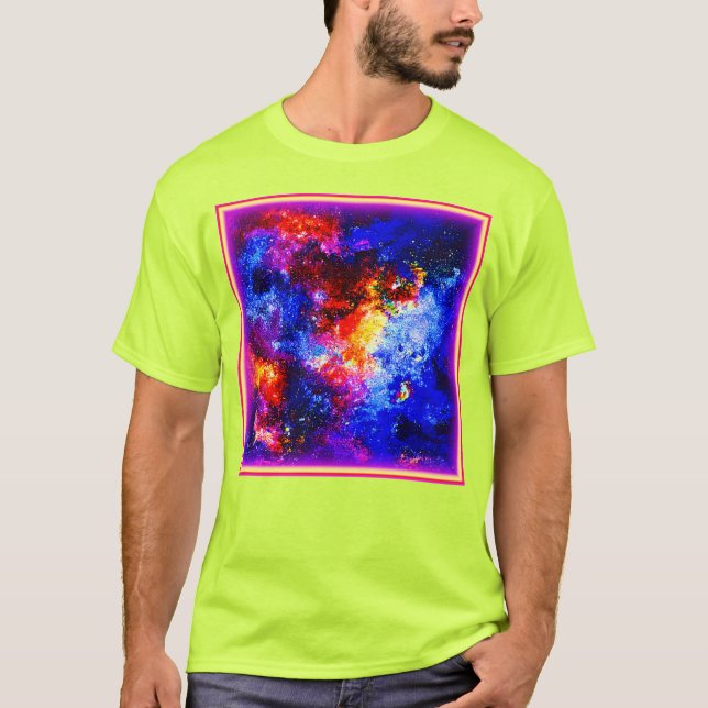 Camiseta Cores atordoantes do Universo (Frente)