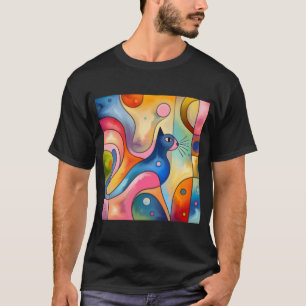 Camiseta cores brilhantes