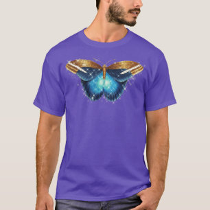 Camiseta Cores Brilhantes da Borboleta