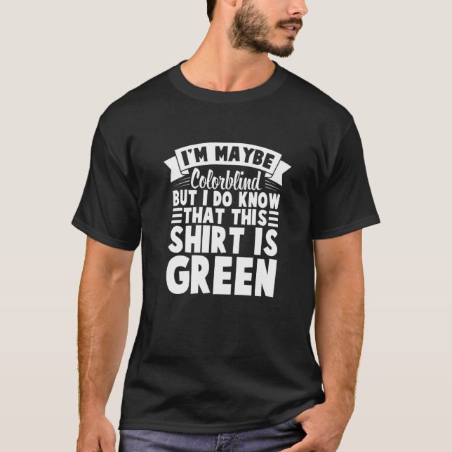 Camiseta Cores Cegos de Cores Aceites, Diversão 7 (Frente)