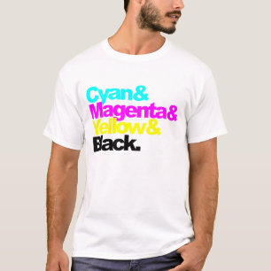 CAMISETA CORES CMYK