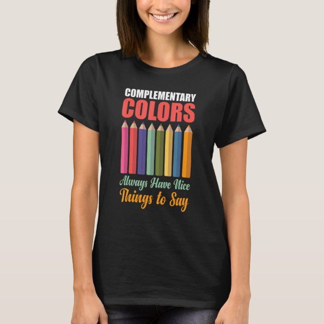 Camiseta Cores Complementares Coisas Legais Professor Pinto (Frente)