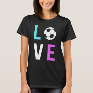 Camiseta Cores Cyan Purple Do Amor Para Mulheres Mamãe Teen