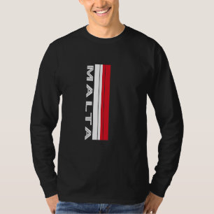 Camiseta Cores da Bandeira de Malta
