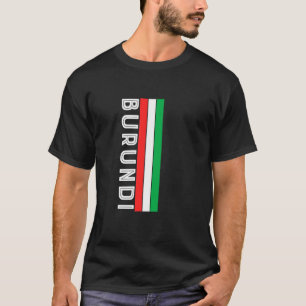 Camiseta Cores da Bandeira do Burundi