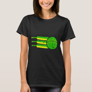 Camiseta Cores da Equipe de Críquete Austrália Atleta Austr