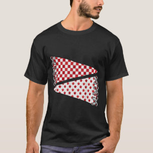 Camiseta Cores da Equipe de Espírito Escolar em Branco Dia