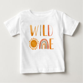 Camiseta Cores d'água de um Whimsical Wild Boho Rainbow & S