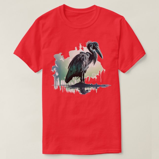 Camiseta Cores d'água do sapato (Frente do Design)