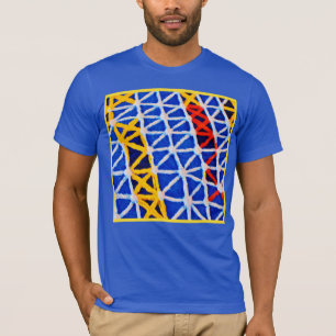 Camiseta Cores de Abstrato vibrantes