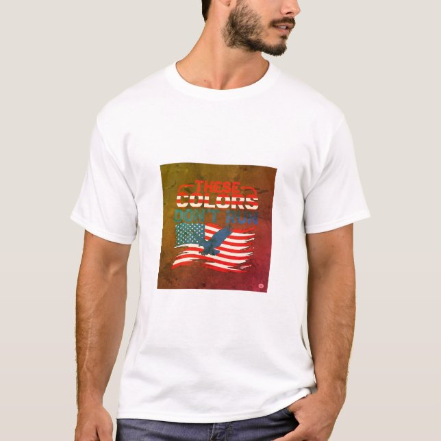 Camiseta Cores de Águia Indestrutível (Frente)