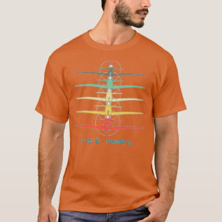 Camiseta Cores de Combatente de Mustang P51