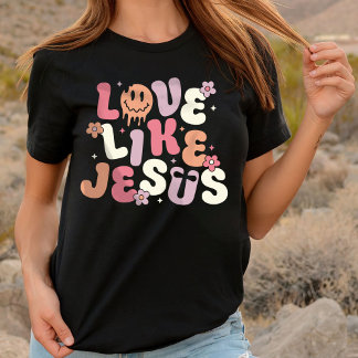 Camiseta Cores De Conforto, Trendência Shir, Amor Como Jesu