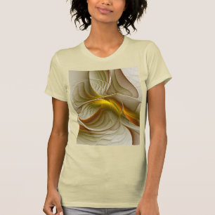 Camiseta Cores de metais de Precioso, arte fractal Abstrato