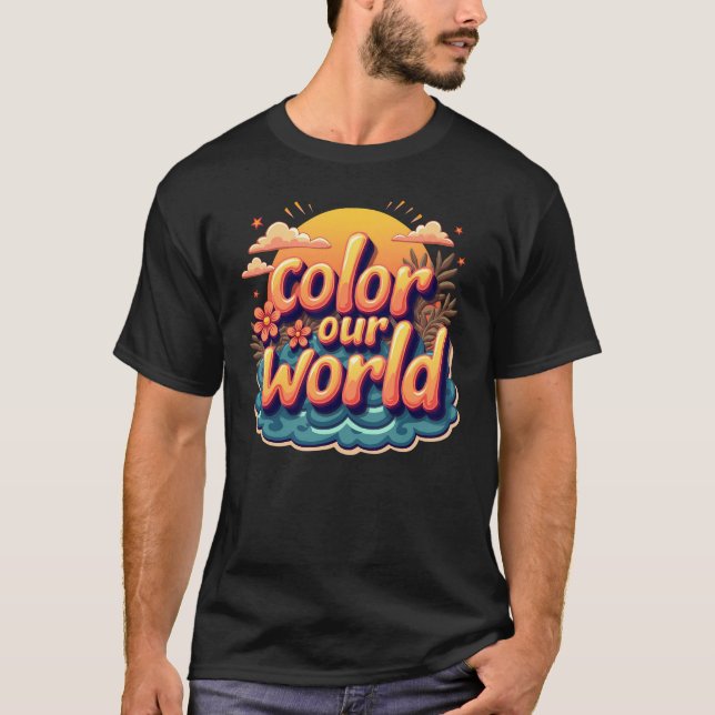 Camiseta Cores de Nossos Verões Mundiais (Frente)