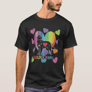 Camiseta Cores de Pintura Golden Retriever