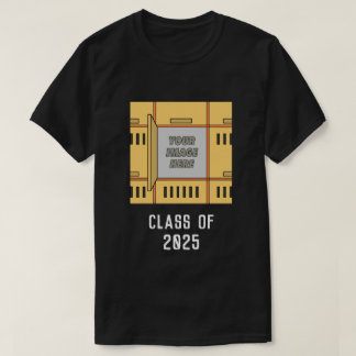 Camiseta Cores de Quadro de Bloqueio Aberto Personalizáveis