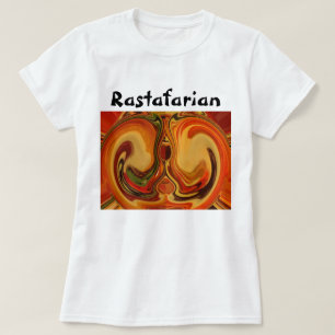 Camiseta Cores de rasta engraçadas Personalizam o produto