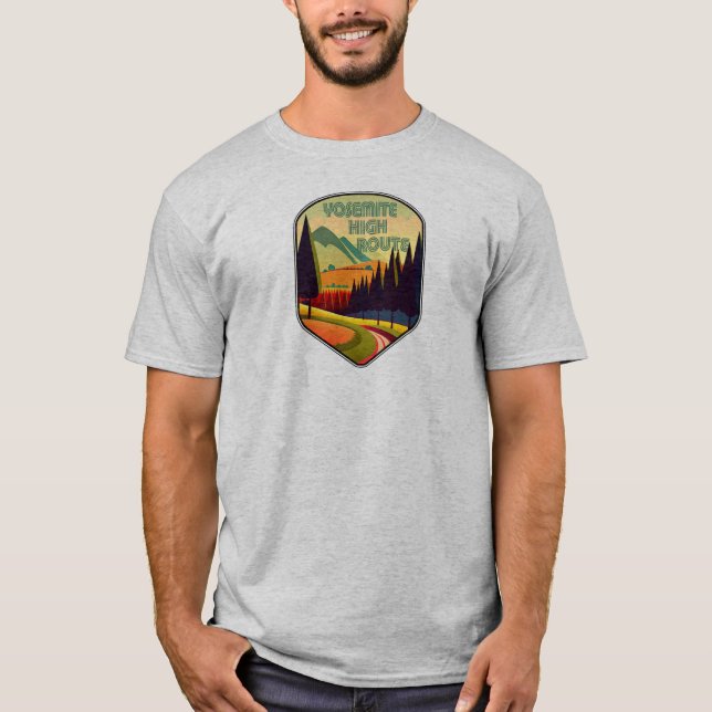 Camiseta Cores de Rota Alta Yosemite (Frente)