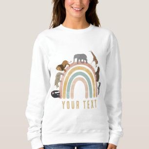 Camiseta Cores de Selva Arco-Íris
