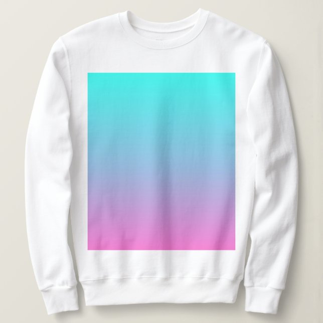 Camiseta Cores de sereia ombre, cor-de-rosa-abstrato (Frente do Design)