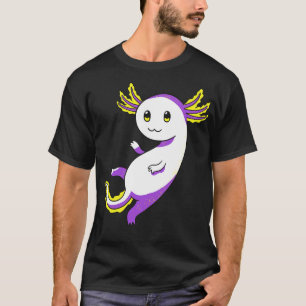 Camiseta Cores de Sinalizador Não Binário Agender Orgulho A