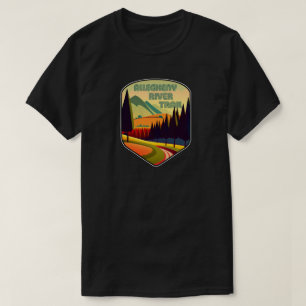 Camiseta Cores de Trilha do Rio Alegheny