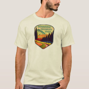 Camiseta Cores de Trilhos de Bonneville Shoreline