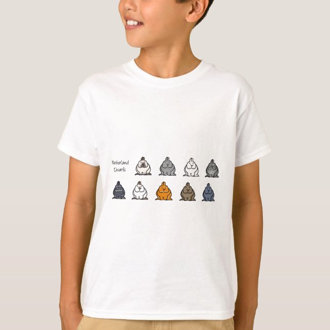 Camiseta Cores do anão de Netherland (Frente)