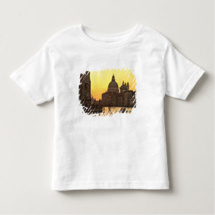 Camiseta Cores do céu amanhecer perto de San Maria Del Gigl