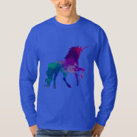 Cores do Céu da Galáxia Unicorn de Azul e Roxo, ZK