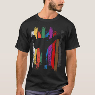 Camiseta Cores do Cinto de Karatê Silhueta
