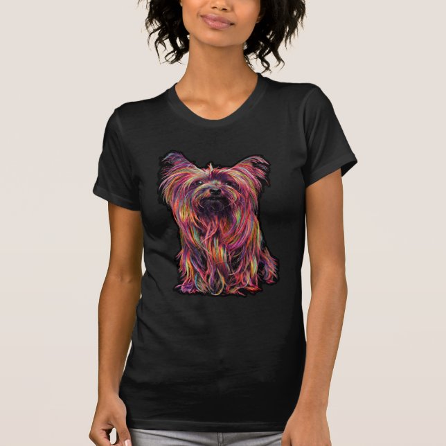 Camiseta Cores do filhote de cachorro (Frente)